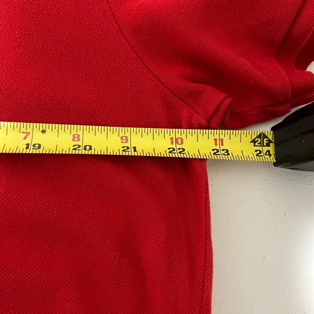 Polo Ralph Lauren Red‎ Cotton Short Sleeve Men's Polo Shirt Size XL